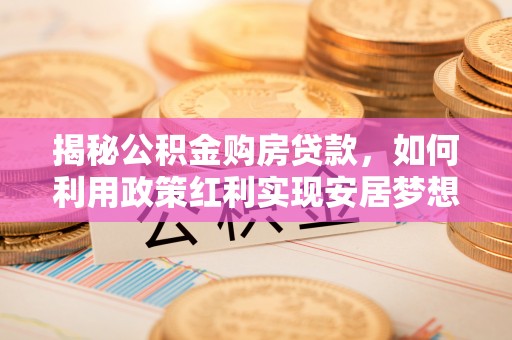 庆元揭秘公积金购房贷款，如何利用政策红利实现安居梦想