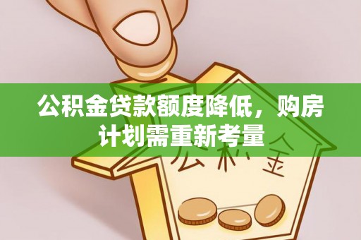 庆元公积金贷款额度降低，购房计划需重新考量