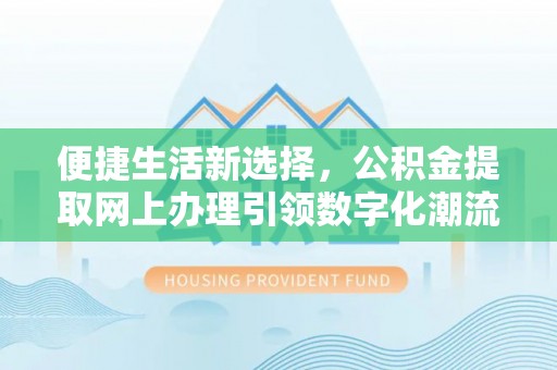 庆元便捷生活新选择，公积金提取网上办理引领数字化潮流