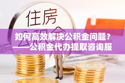 庆元如何高效解决公积金问题？——公积金代办提取咨询服务指南