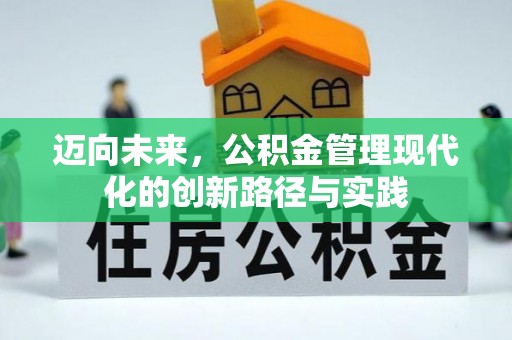 庆元迈向未来，公积金管理现代化的创新路径与实践