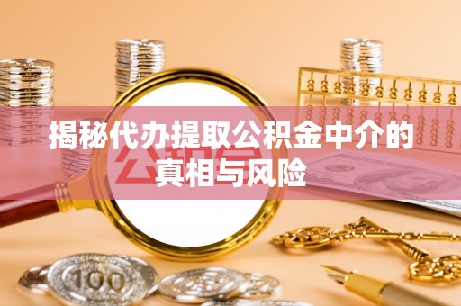 庆元揭秘代办提取公积金中介的真相与风险