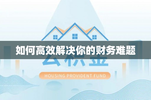 庆元如何高效解决你的财务难题
